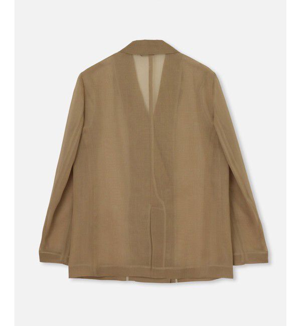 allureville「シアーオーガンジージャケット」|テーラードジャケット|