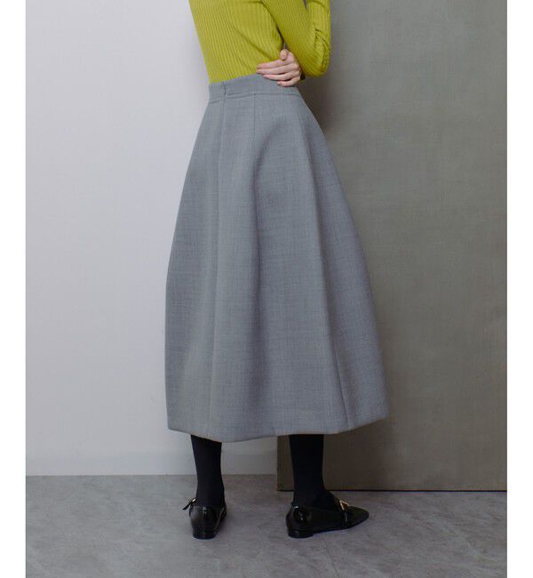 allureville「ボンディングフレアースカート」|フレア|