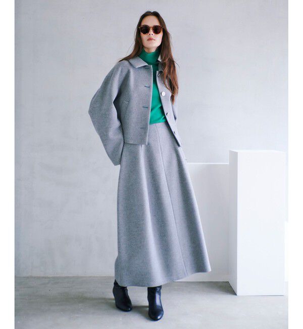 allureville「ボンディングフレアースカート」|フレア|