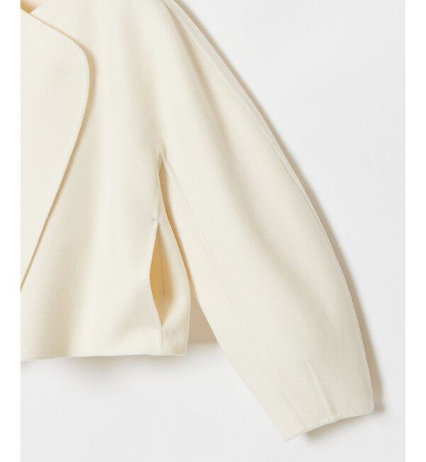 LOULOU WILLOUGHBY「【LOULOU WILLOUGHBY】シャルムビーバーリバージャケット」|ノーカラージャケット|