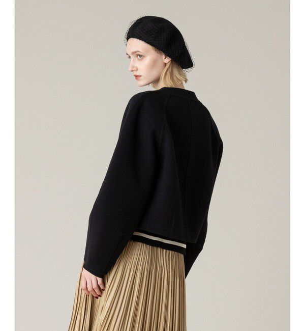 LOULOU WILLOUGHBY「【LOULOU WILLOUGHBY】シャルムビーバーリバージャケット」|ノーカラージャケット|