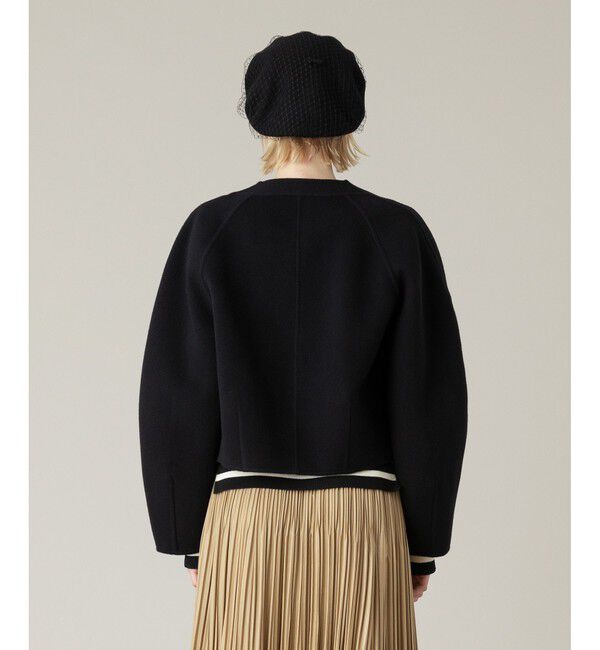 LOULOU WILLOUGHBY「【LOULOU WILLOUGHBY】シャルムビーバーリバージャケット」|ノーカラージャケット|