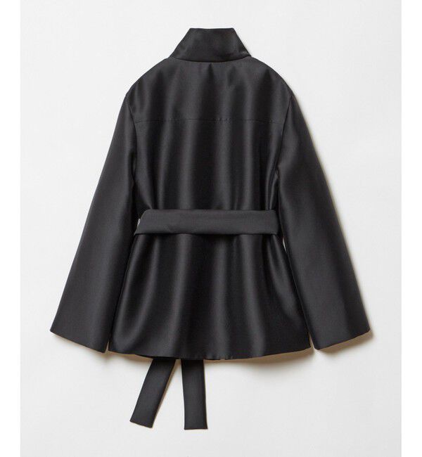 LOULOU WILLOUGHBY「【LOULOU WILLOUGHBY】シルキーダブルクロスブルゾン」|ブルゾン・スタジャン|