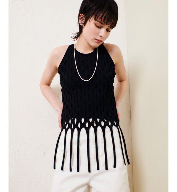 allureville「ハンモックフリンジプルオーバー」|ニット・セーター|