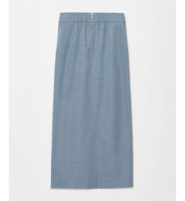 allureville「デニムライクスリットスカート」|タイト|