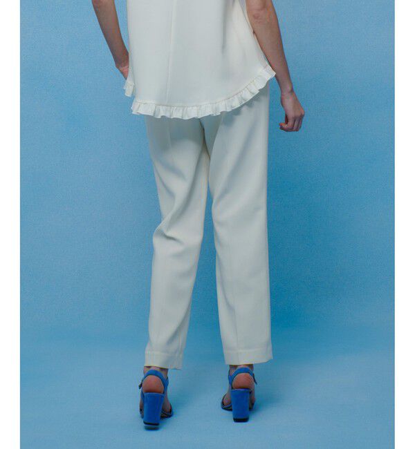 LOULOU WILLOUGHBY「【LOULOU WILLOUGHBY】ハイバックテーパードパンツ」|スラックス|