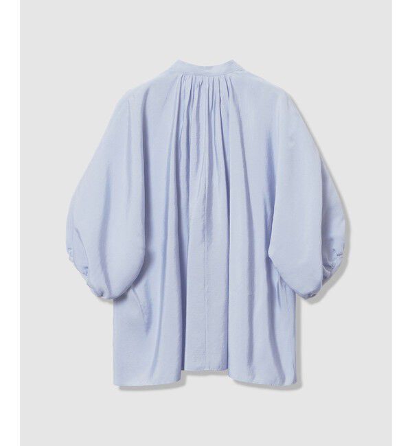 allureville「ギャザーボリュームスタンドブラウス」|シャツ・ブラウス|