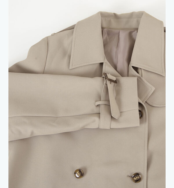 ur's「【星玲奈さんコラボアイテム】ダブルトレンチコート」|トレンチコート|