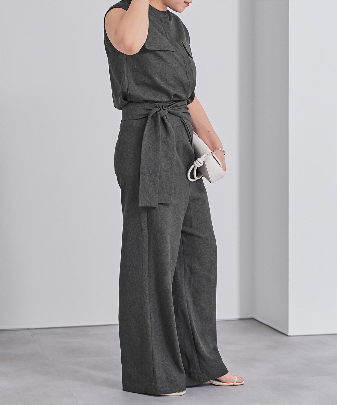 ur's「リネンライクノースリーブトップス」|シャツ・ブラウス|