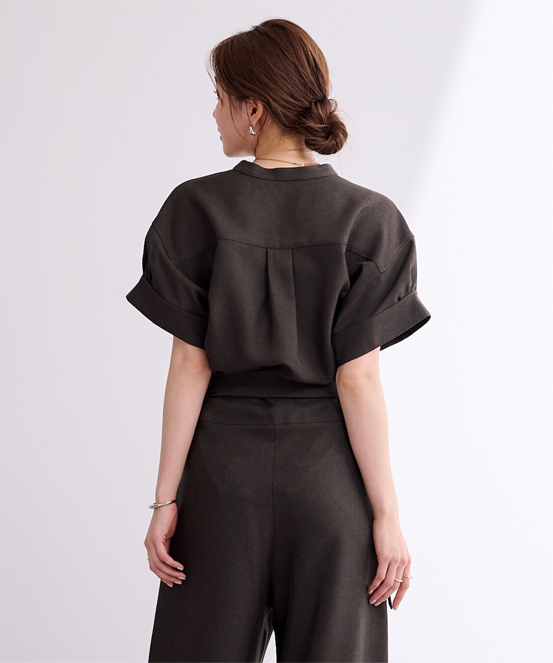 ur's「リネンライクワイドスリーブスキッパーシャツ」|シャツ・ブラウス|