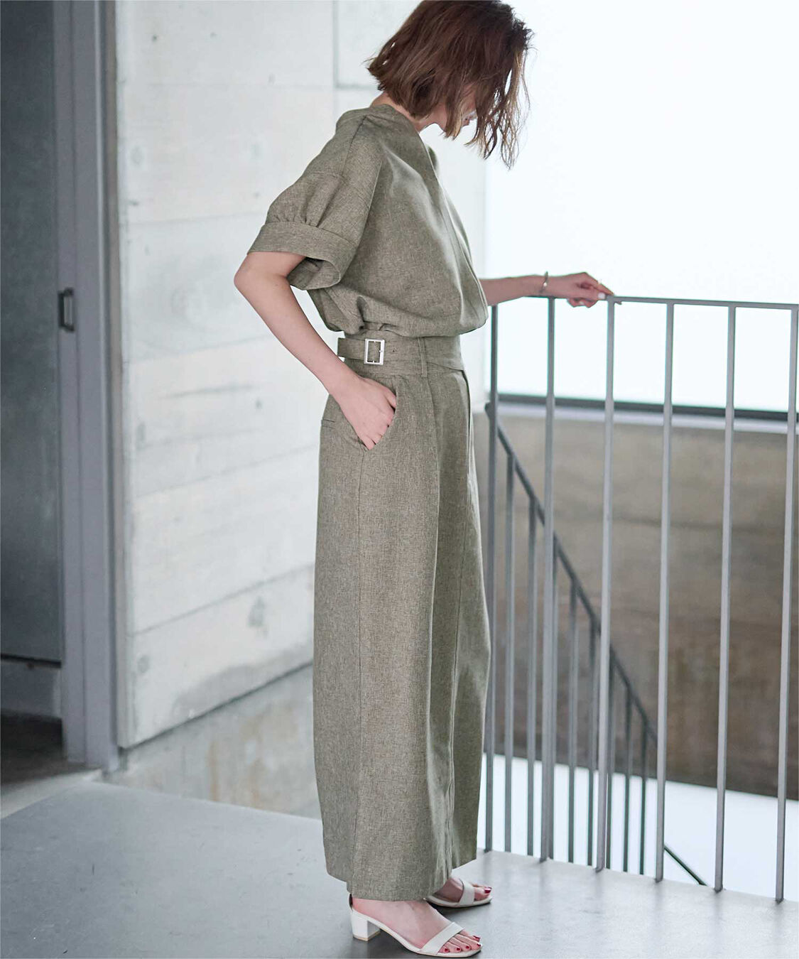 ur's「リネンライクワイドスリーブスキッパーシャツ」|シャツ・ブラウス|