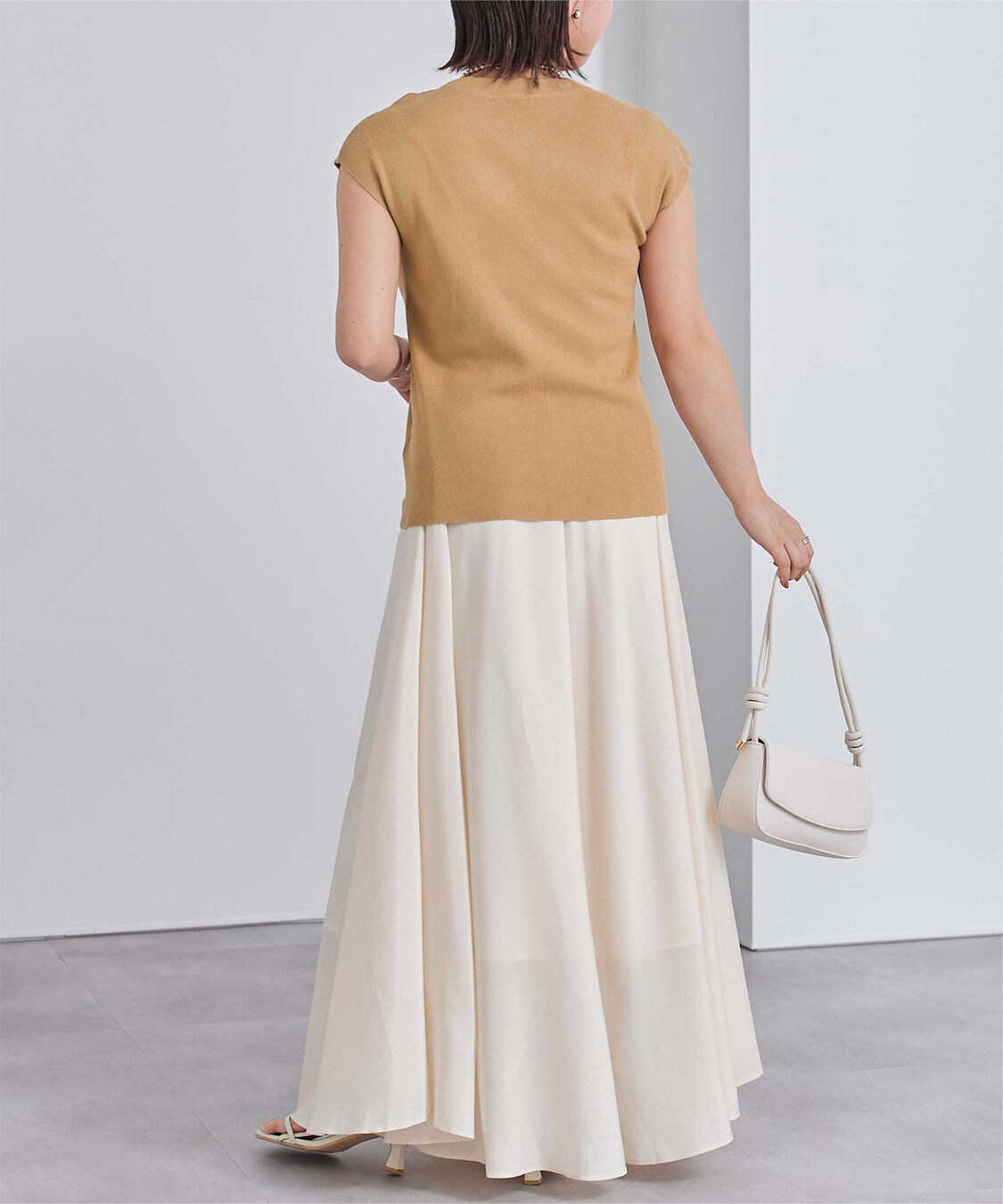 ur's「プチハイネックフレンチスリーブニット」|ニット・セーター|