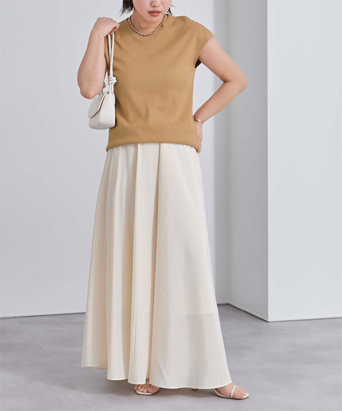 ur's「プチハイネックフレンチスリーブニット」|ニット・セーター|