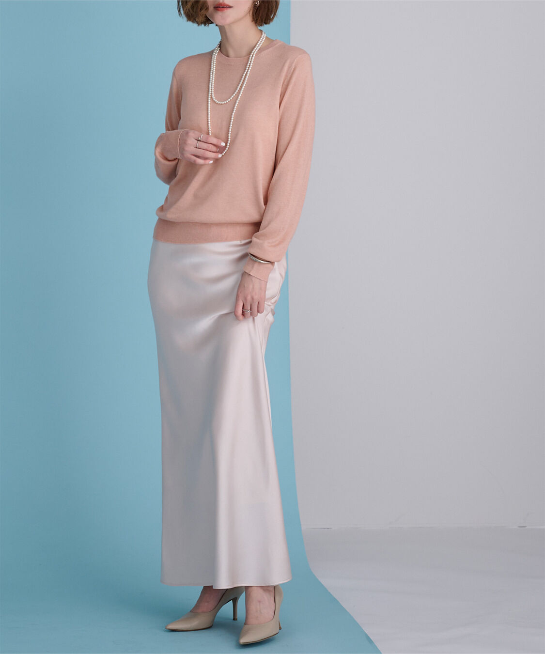 ur's「クルーネックハイゲージニット」|ニット・セーター|