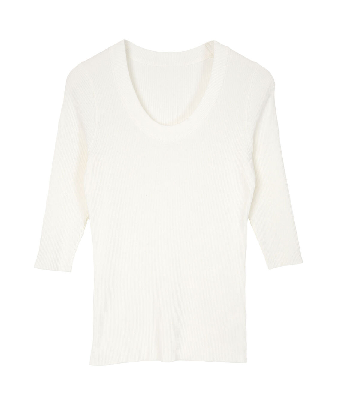 ur's「Uネックリブニット」|ニット・セーター|