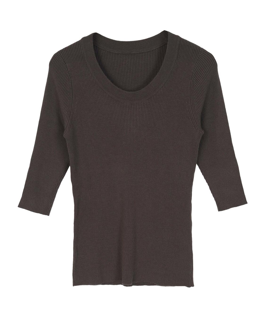 ur's「Uネックリブニット」|ニット・セーター|