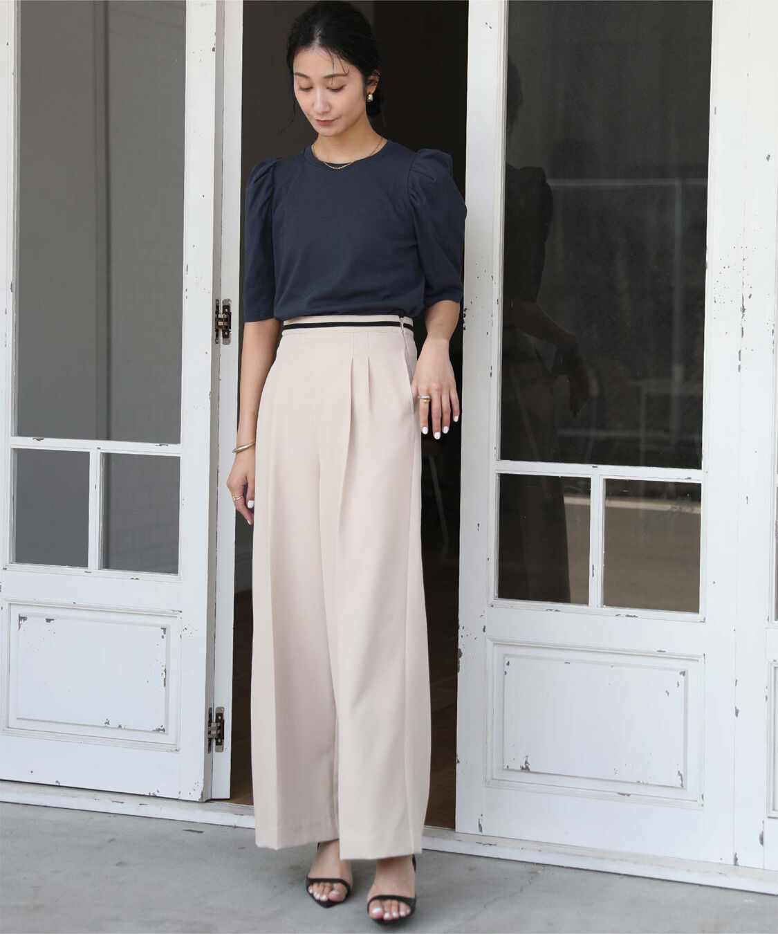 ur's「汗染み防止パフスリーブTシャツ」|Tシャツ・カットソー|