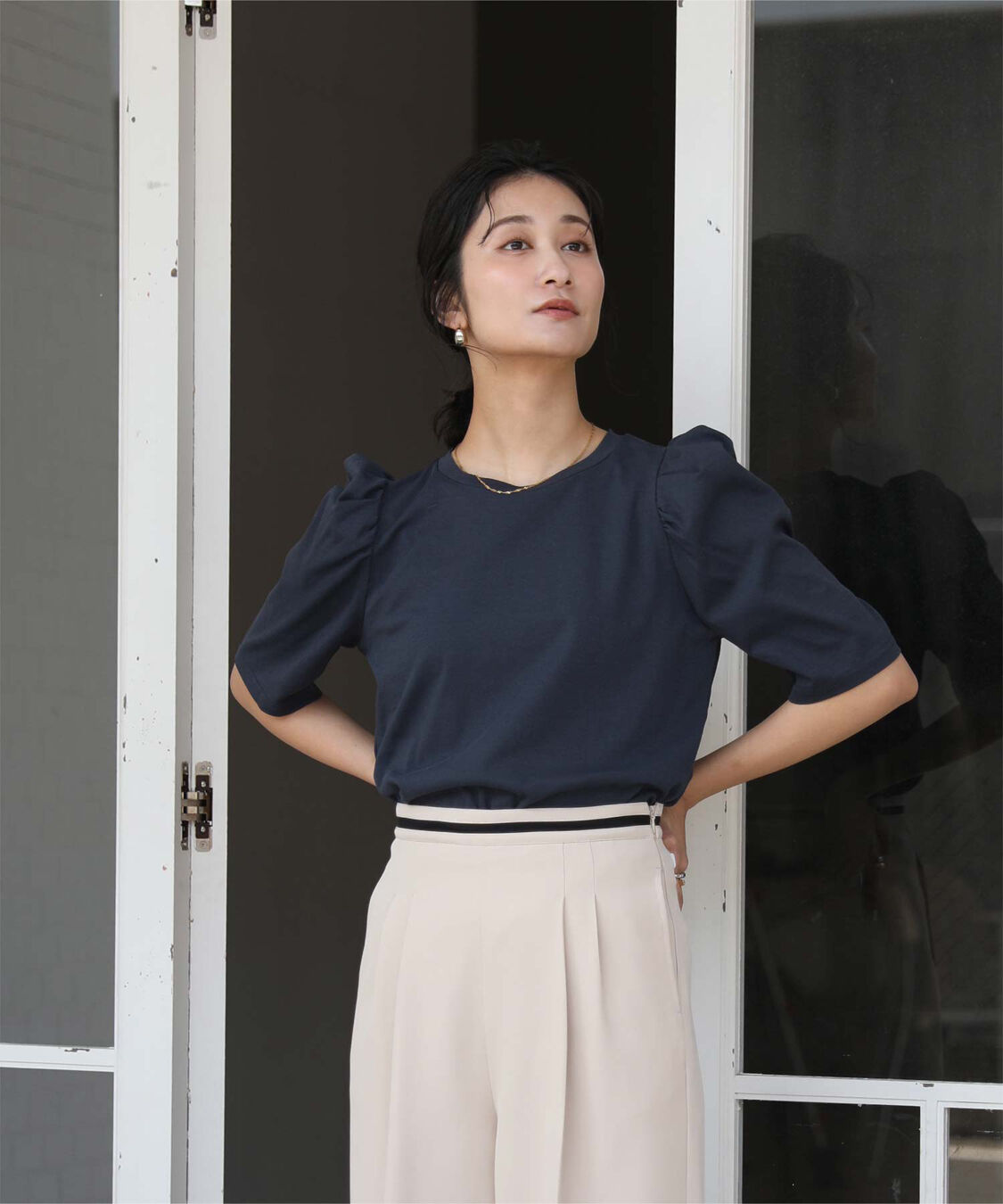 ur's「汗染み防止パフスリーブTシャツ」|Tシャツ・カットソー|