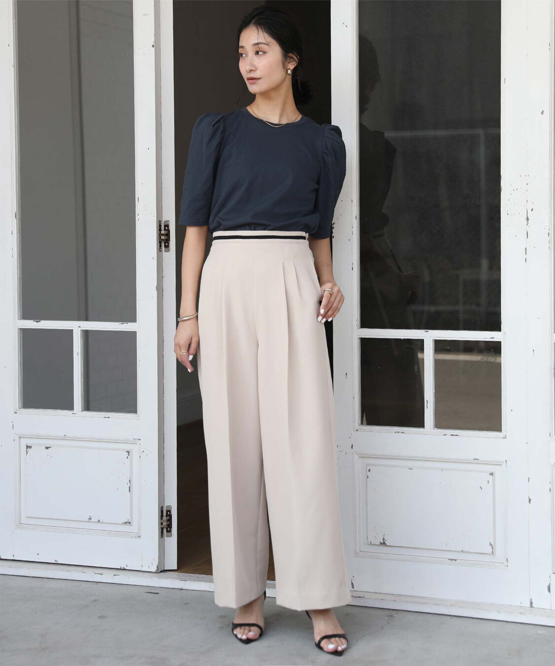 ur's「汗染み防止パフスリーブTシャツ」|Tシャツ・カットソー|