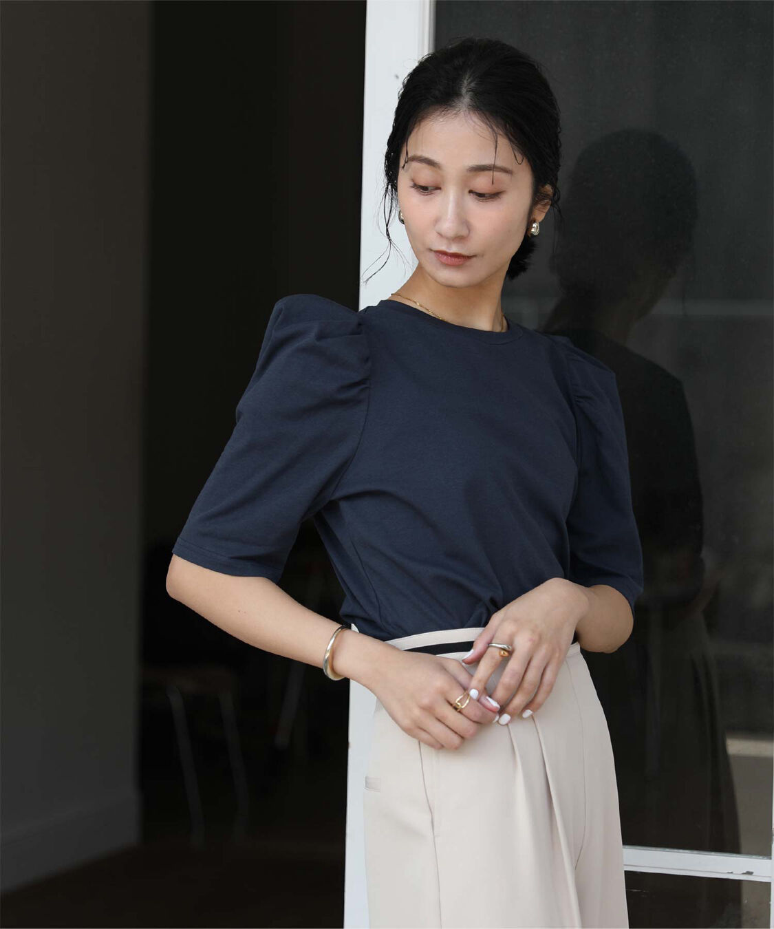 ur's「汗染み防止パフスリーブTシャツ」|Tシャツ・カットソー|