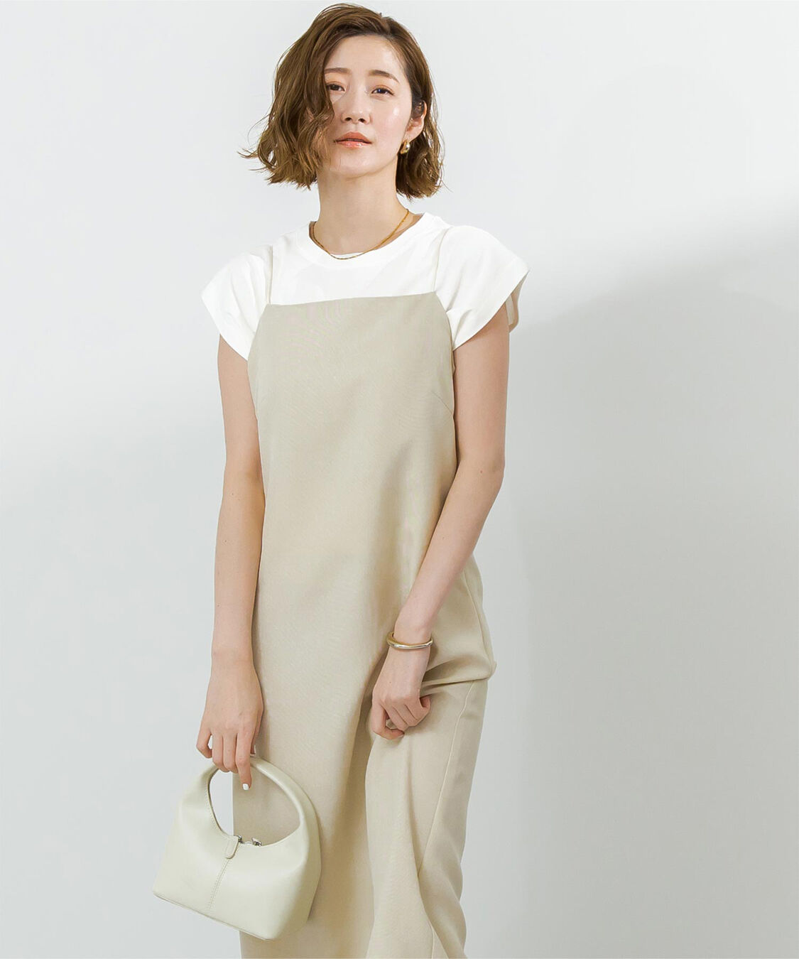 ur's「汗染み防止ワイドスリーブTシャツ」|Tシャツ・カットソー|