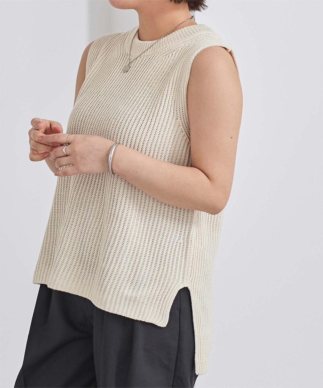 ur's「ローゲージニットベスト」|ニット・セーター|