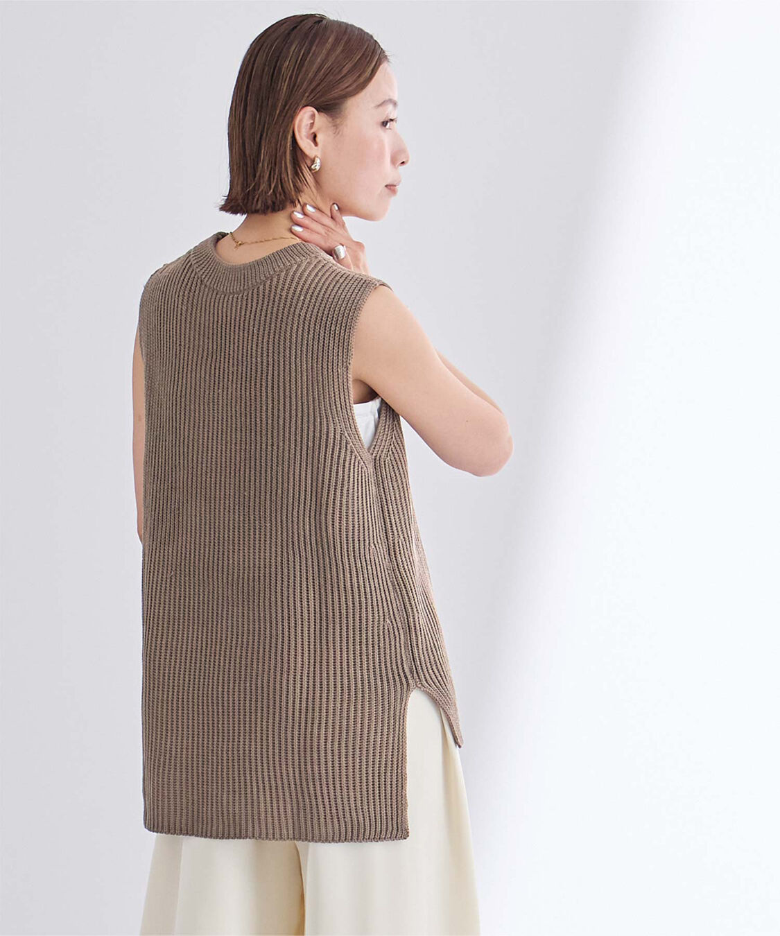 ur's「ローゲージニットベスト」|ニット・セーター|