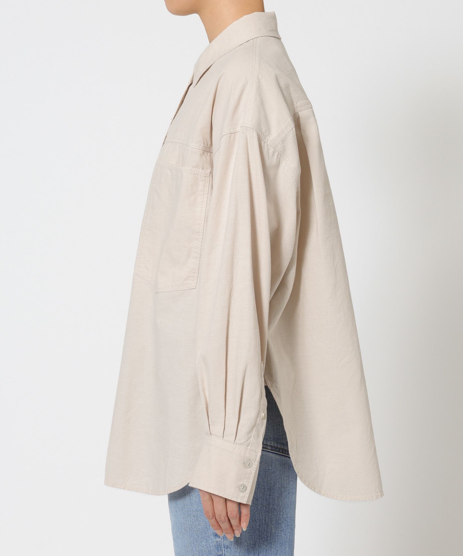 BABYLONE「シャンブレーワークシャツ」|シャツ・ブラウス|