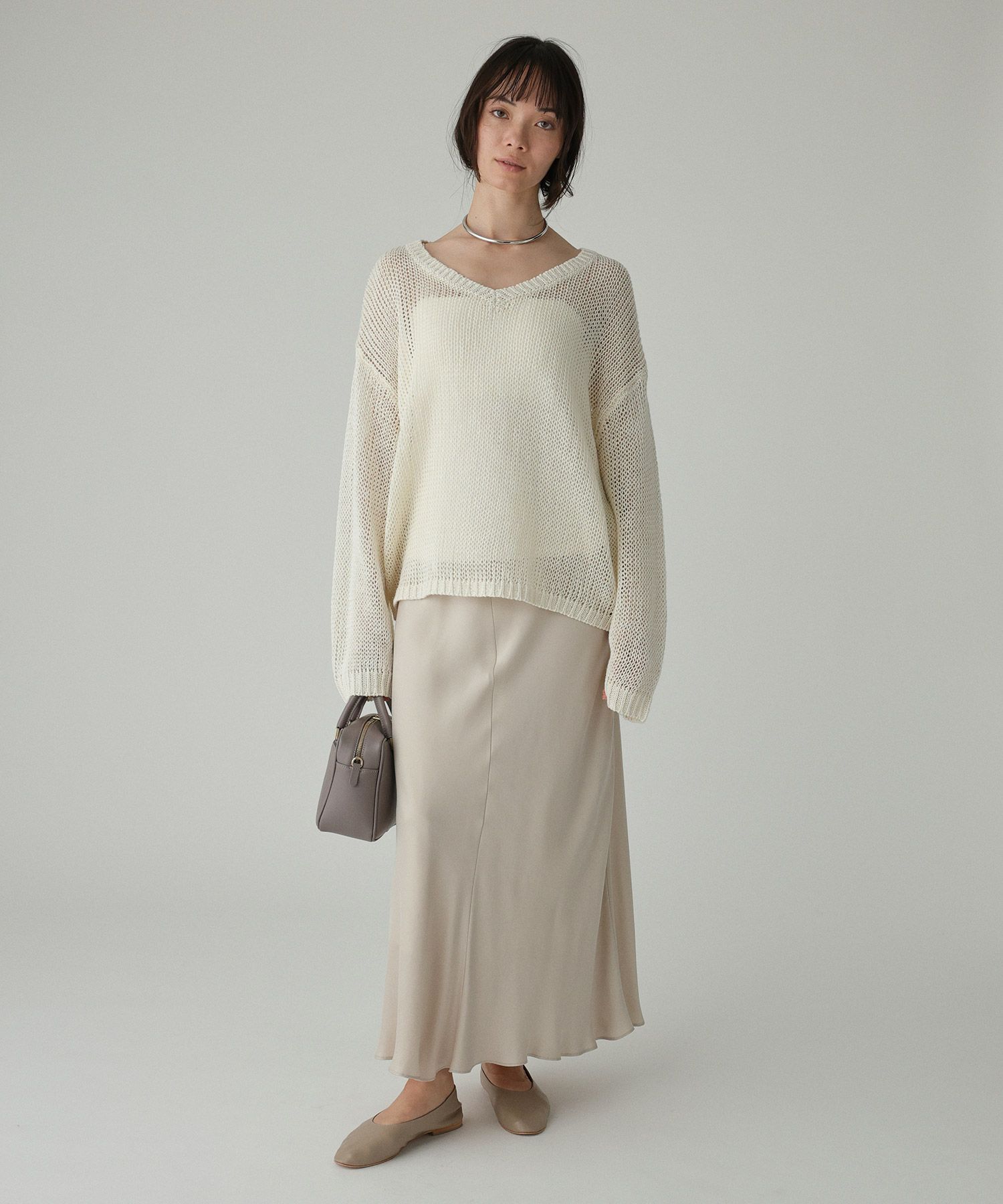 BABYLONE「2WAYリネンプルオーバー」|ニット・セーター|