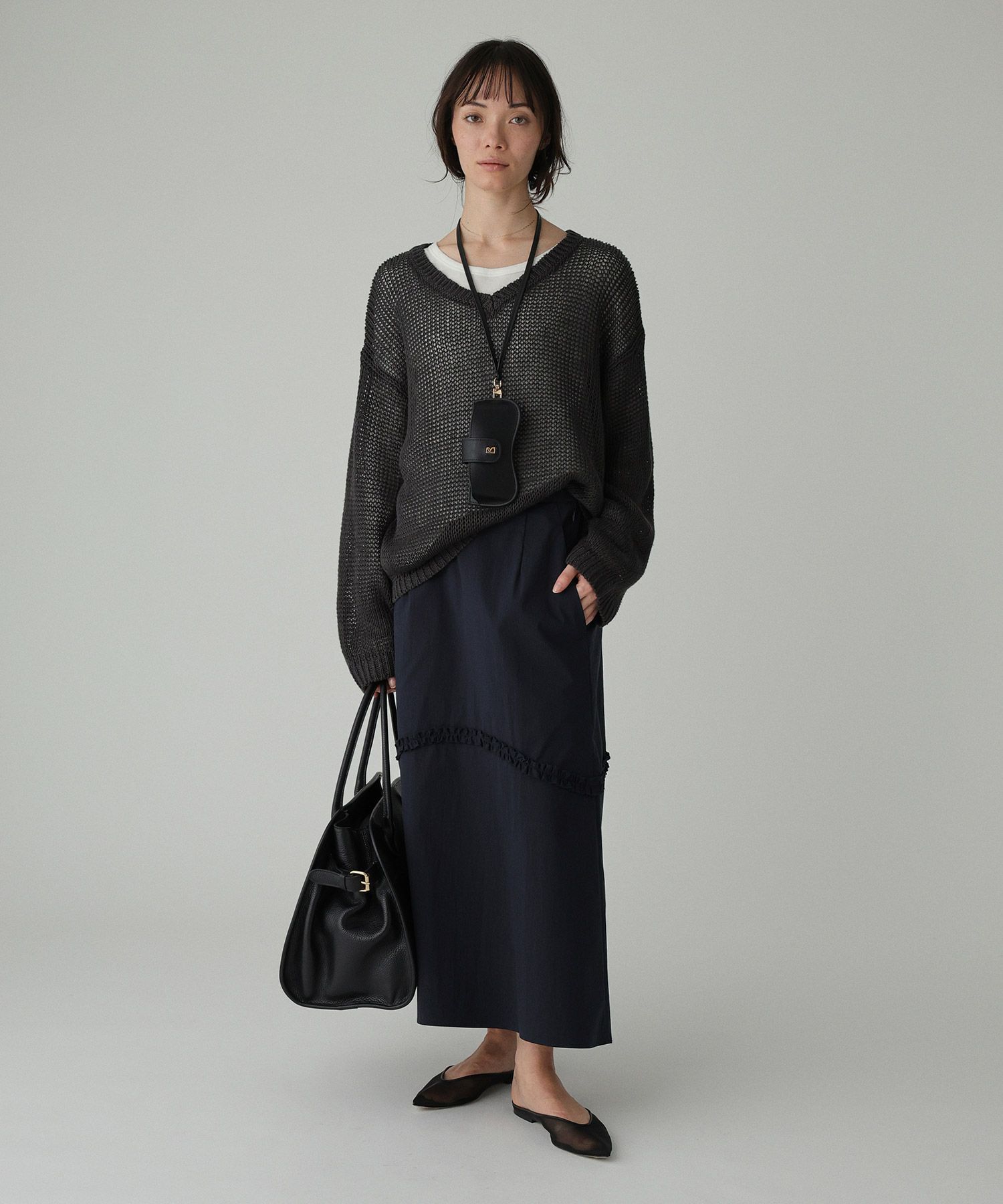 BABYLONE「2WAYリネンプルオーバー」|ニット・セーター|