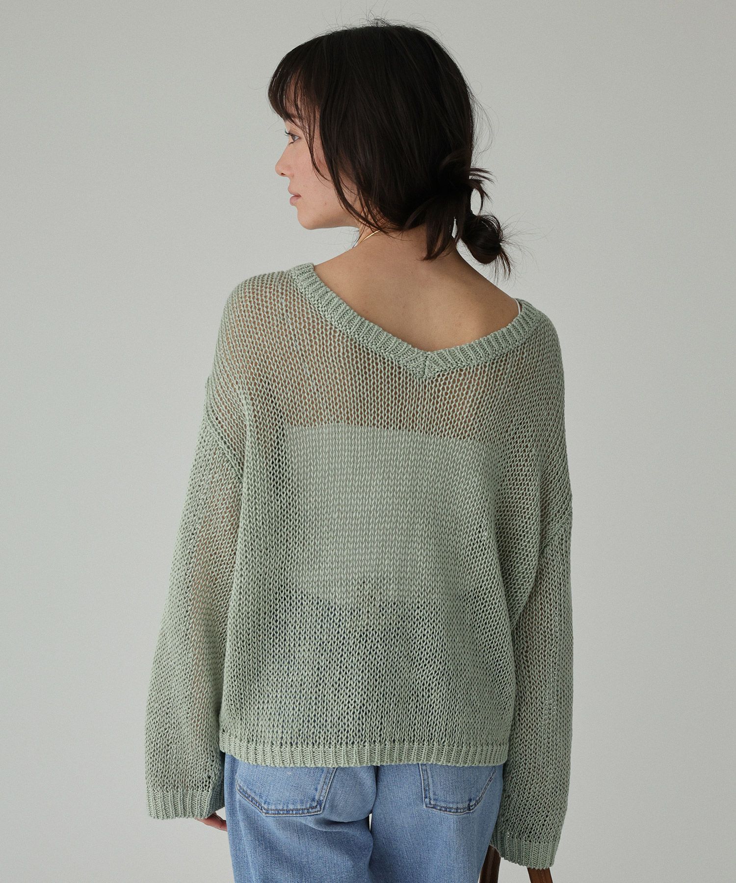 BABYLONE「2WAYリネンプルオーバー」|ニット・セーター|