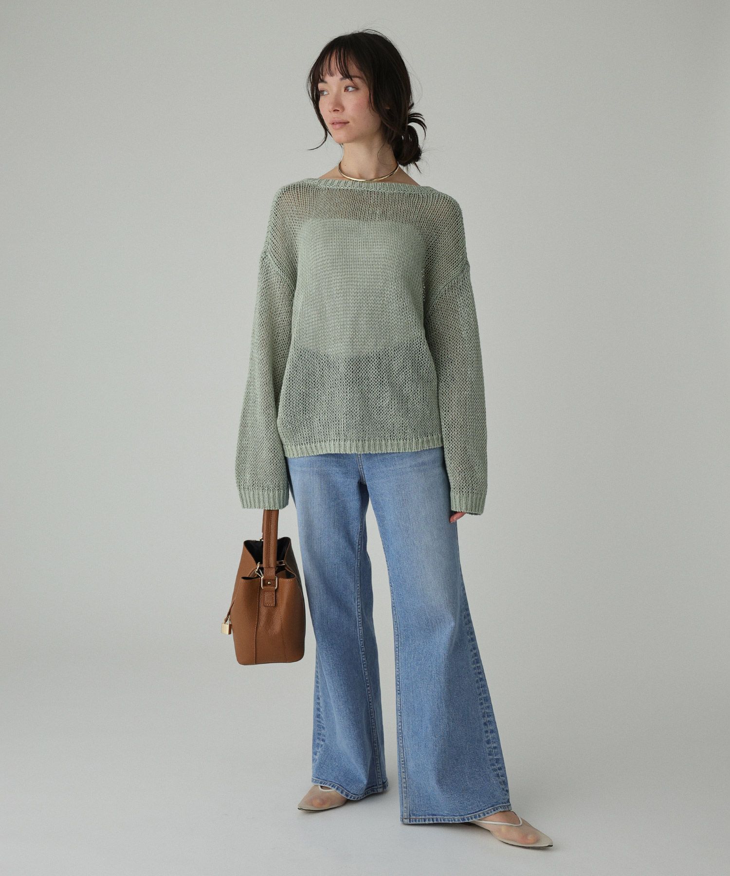 BABYLONE「2WAYリネンプルオーバー」|ニット・セーター|