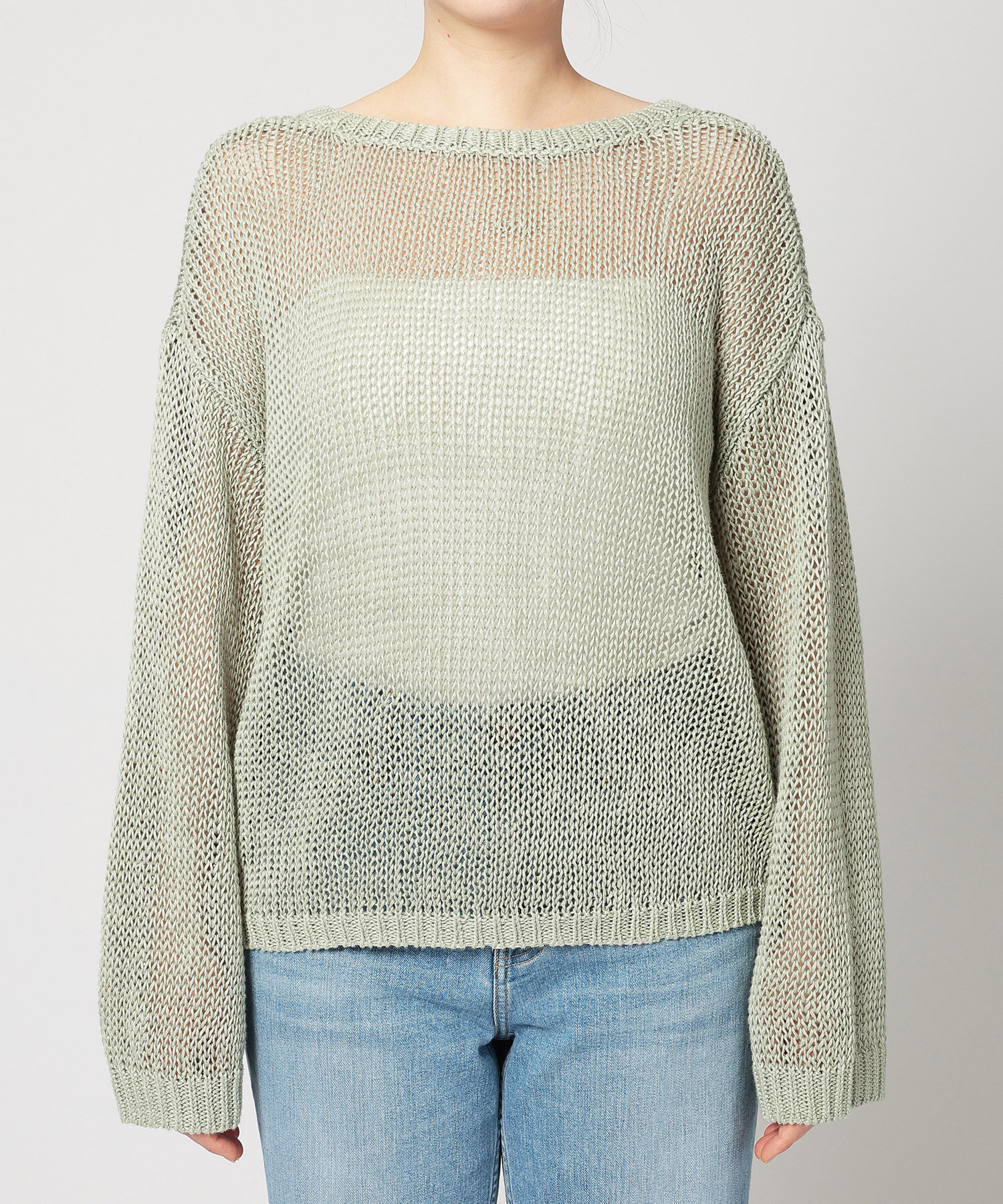 BABYLONE「2WAYリネンプルオーバー」|ニット・セーター|