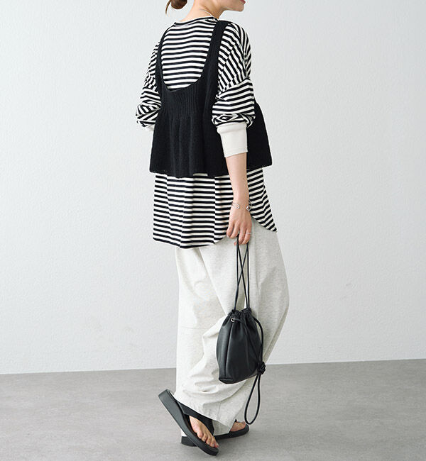  「【25AW新色展開/リバイバル】ニットフレアビスチェ」|ニット・セーター|