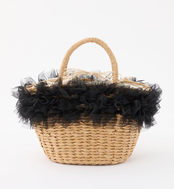  「チュール付きカゴバッグ」|ショルダー・メッセンジャー|