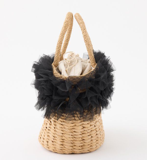  「チュール付きカゴバッグ」|ショルダー・メッセンジャー|