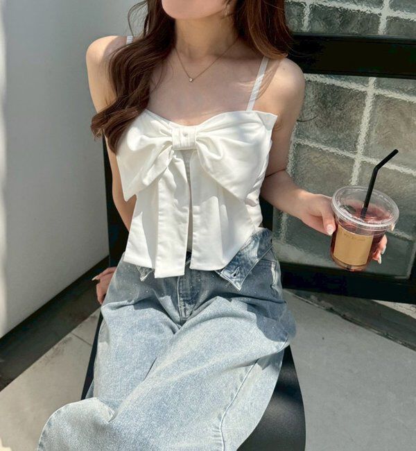  「swimwear/フロントリボン羽織りSET(4点セット)」|その他|