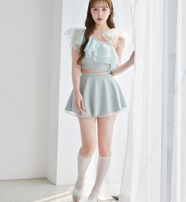  「swimwear/肩リボンワンショル(3点セット)」|その他|