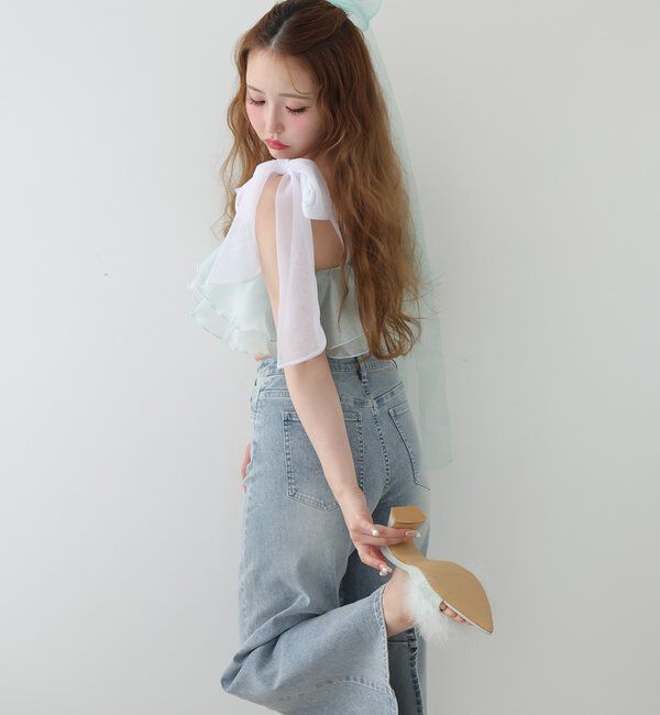  「swimwear/肩リボンワンショル(3点セット)」|その他|