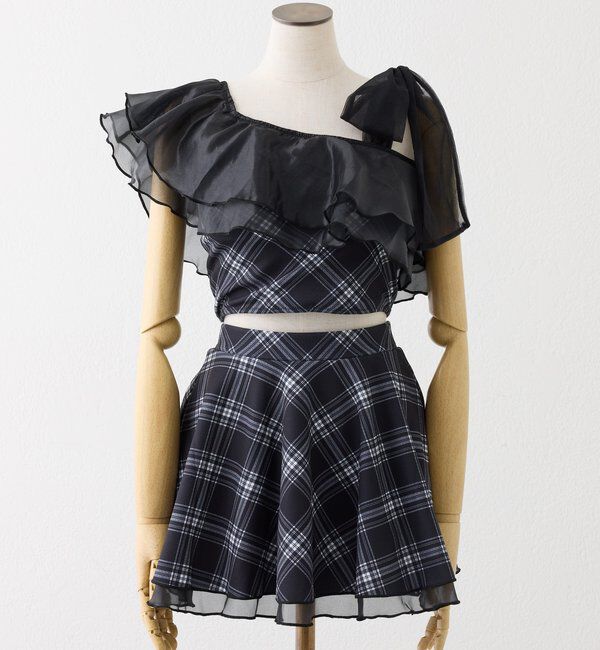  「swimwear/肩リボンワンショル(3点セット)」|その他|チェック