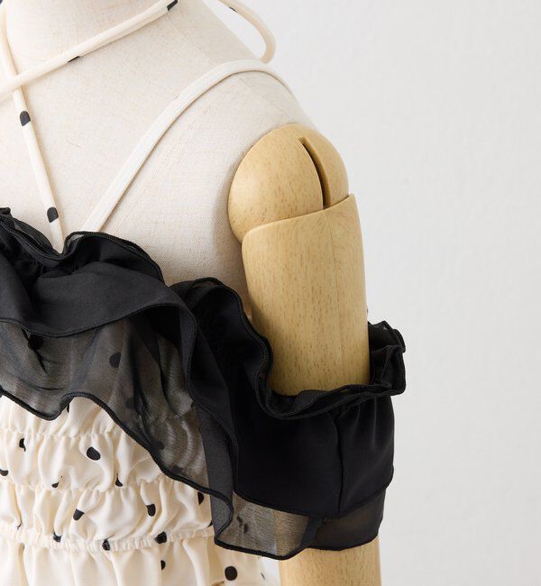  「swimwear/フリルオフショル＋フレアミニスカート(3点セット)」|その他|