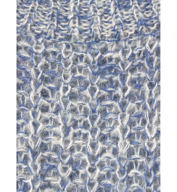 mizuiro ind「mizuiro ind へアリーワイドプルオーバー」|ニット・セーター|