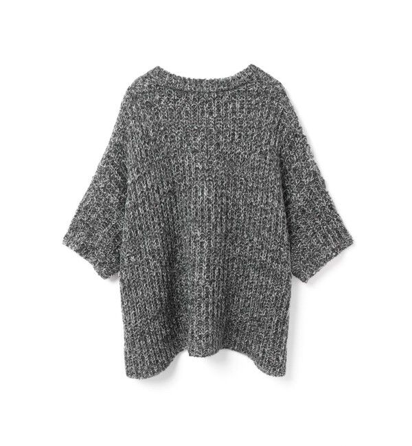 mizuiro ind「mizuiro ind へアリーワイドプルオーバー」|ニット・セーター|