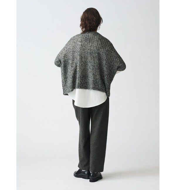 mizuiro ind「mizuiro ind へアリーワイドプルオーバー」|ニット・セーター|