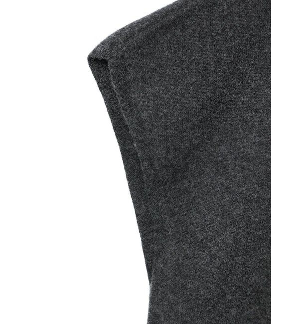 MidiUmi「MidiUmi ノースリーブVネックプルオーバー」|ニット・セーター|