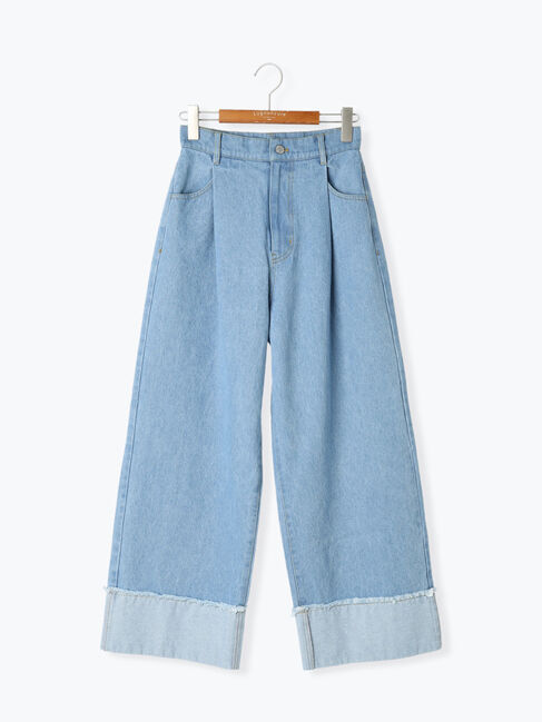 Lugnoncure「【WEB限定】ターンバックワイドデニム」|その他|