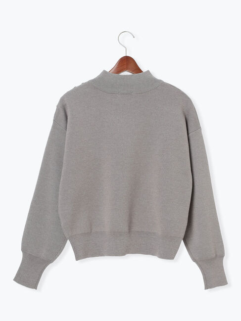 Te chichi「スタンドショルダーメタルボタンニット」|ニット・セーター|