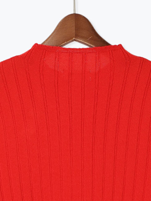 Te chichi TERRASSE「アシメ釦リブニット」|ニット・セーター|