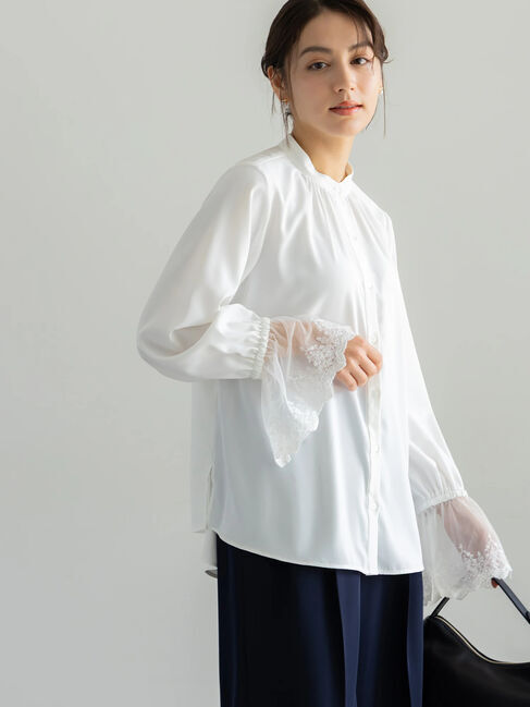 Te chichi「【セレモニーアイテム】レースカフスブラウス」|シャツ・ブラウス|