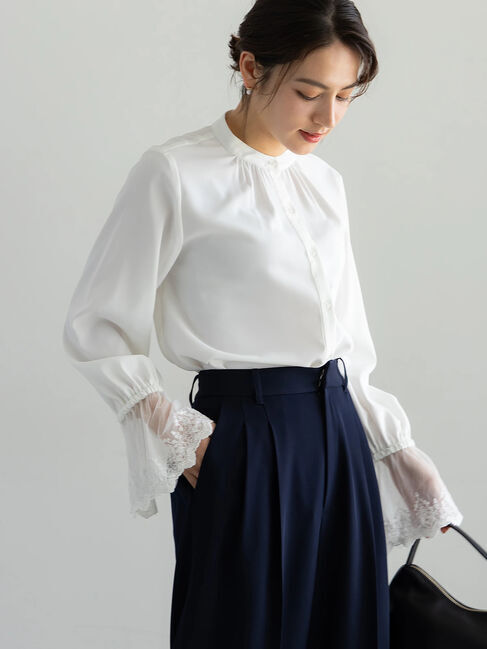 Te chichi「【セレモニーアイテム】レースカフスブラウス」|シャツ・ブラウス|